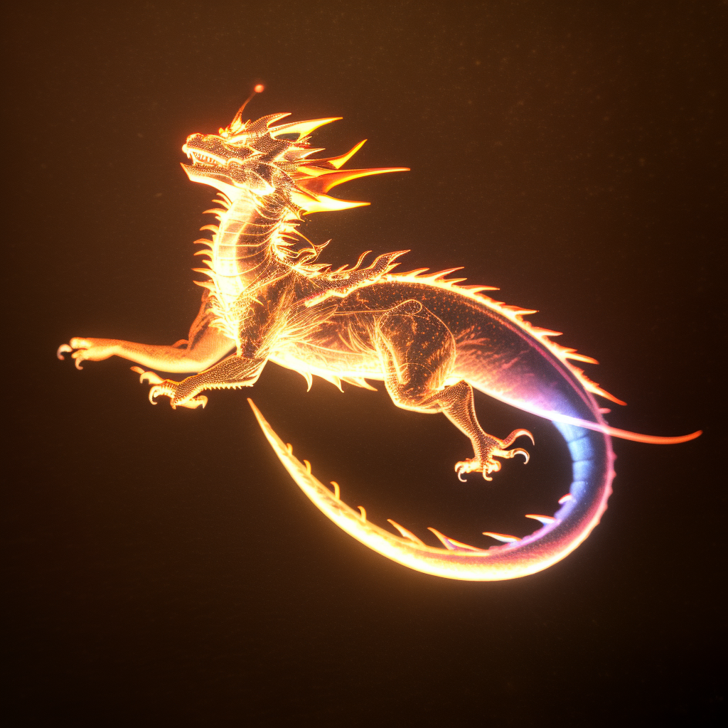 00262-3579773098-a (shineglasscd, neon lights, light particles, colorful_1.3, gradient, chromatic aberration) chinese dragon, east dragon, flying.png